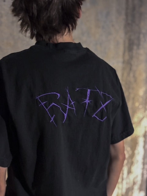 Purple On Black 001 Tee